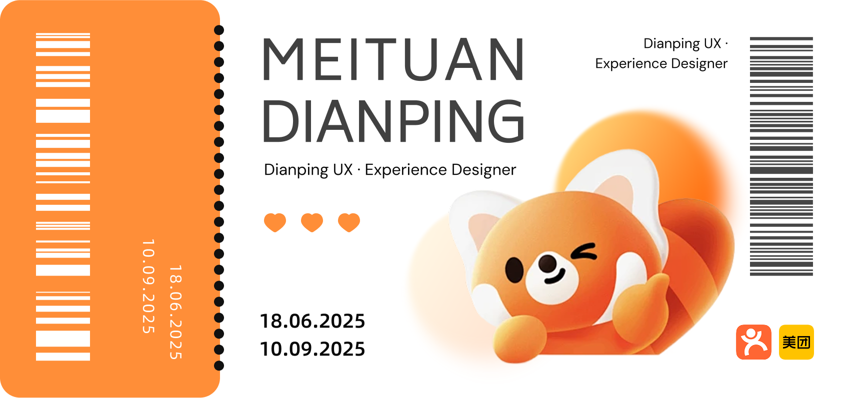 Meituan (Dianping) — UI and UX Design, Dianping UX Experience Designer